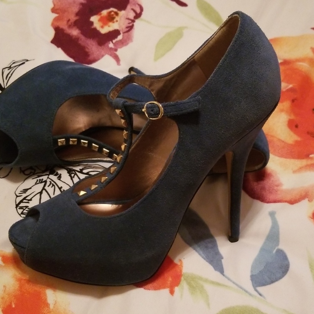 Steve Madden Gabrie suede maryjane heels